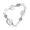 John Bead Crystal Quartz Clear Natural Stone Bracelet